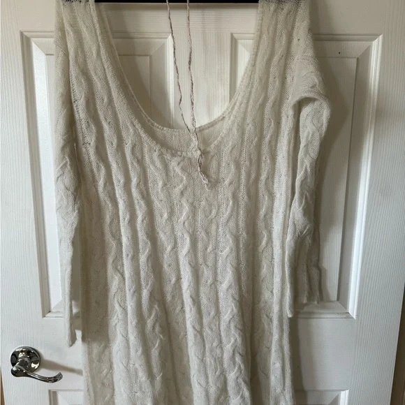Free people knitted sweater dress tunic NWOT - Picture 2 of 3